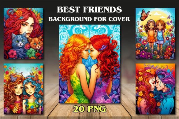 Best Friends Backgrounds for Covers: A Designer's Guide