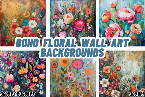 Boho Floral Wall Art Backgrounds: A Designer's Guide