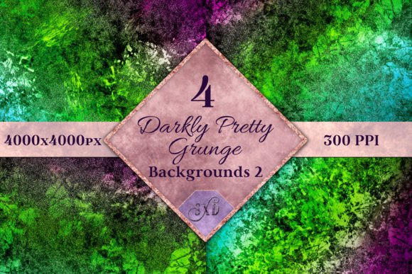 Darkly Pretty Grunge Backgrounds 2: Moody & Versatile Assets