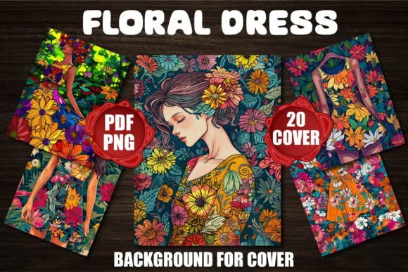 Floral Dress Backgrounds: Elevate Your Cover Design