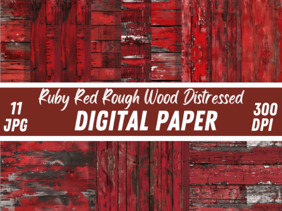 Ruby Red Rough Wood Paper Backgrounds: A Designer's Guide