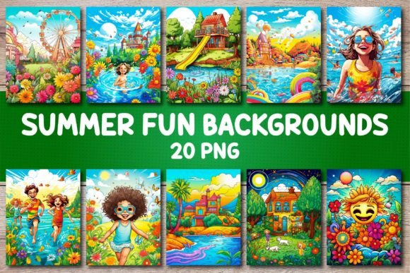 Summer Fun Backgrounds for Covers: A Creative Toolkit