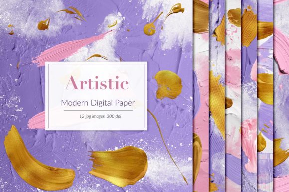 Transform Projects with Powder and Brush Strokes Backgrounds