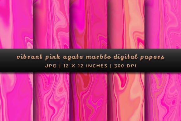Unleashing Energy with Vibrant Pink Agate Marble Backgrounds