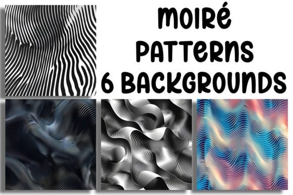 Unlock Visual Depth with Moiré Patterns Backgrounds